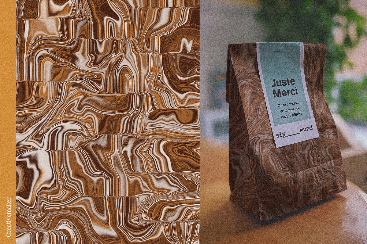 COFFEE ABSTRACT PATTERNS BUNDLE, a Texture Graphic by Creativemaker (Photo 9 of 21)