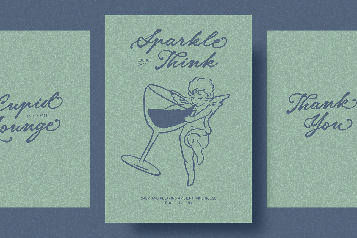 Achilleus Whimsical Script, a Script Font by Namara Creative Studio (Photo 3 of 11)