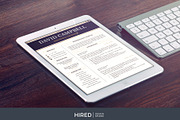 Resume for Engineer. Engineering CV, a Resume Template by HIRED Design Studio (Thumbnail 9 of 11)