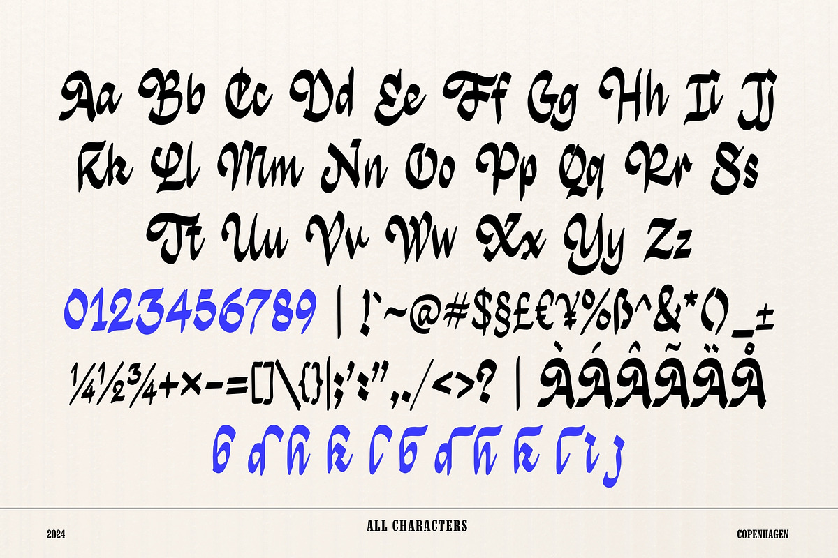 Copenhagen Script, a Script Font by Xelo Graph (Photo 7 of 7)