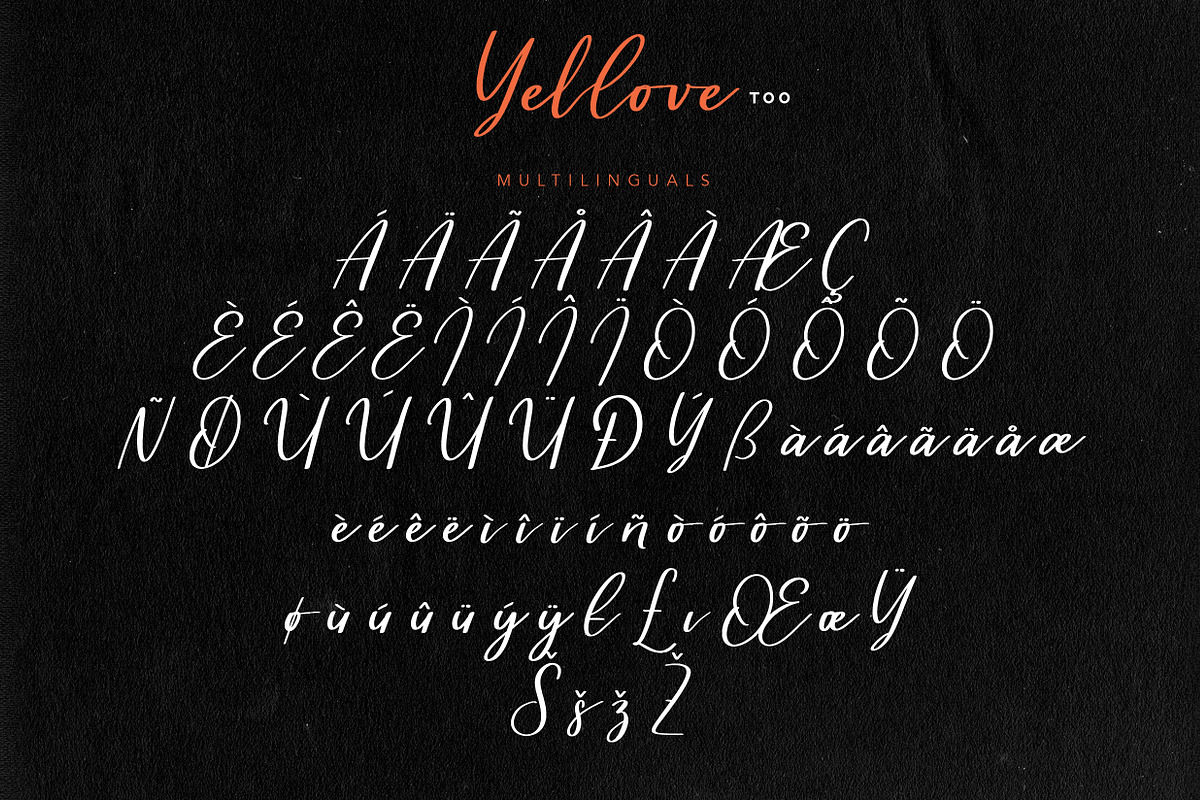 Yellove Duo - Fun Casual Handwriting, a Script Font by Ian Irwanwismoyo (Photo 10 of 11)