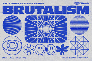 BRUTALISM 400 Brutalist Vectors