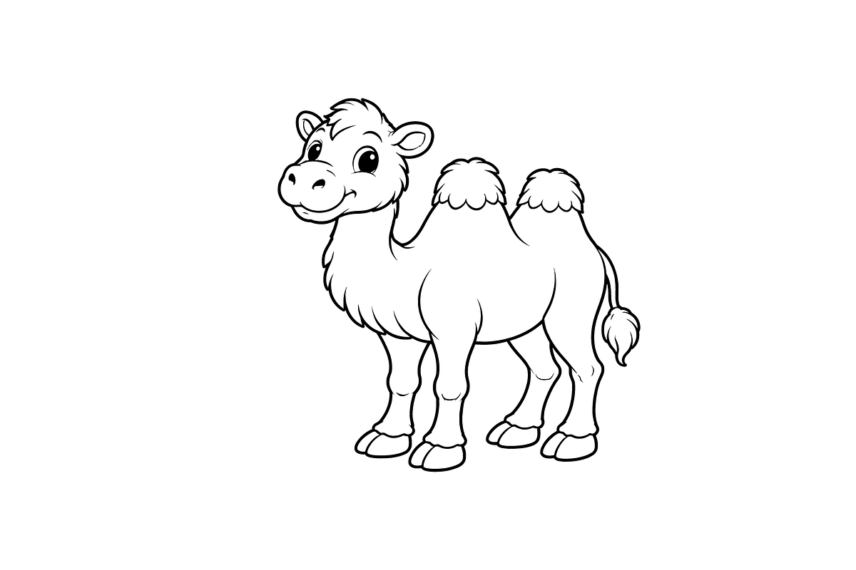 15 Cute Kawaii Animal Coloring Pages, an Animal Illustration by Annudesign (Photo 8 of 9)