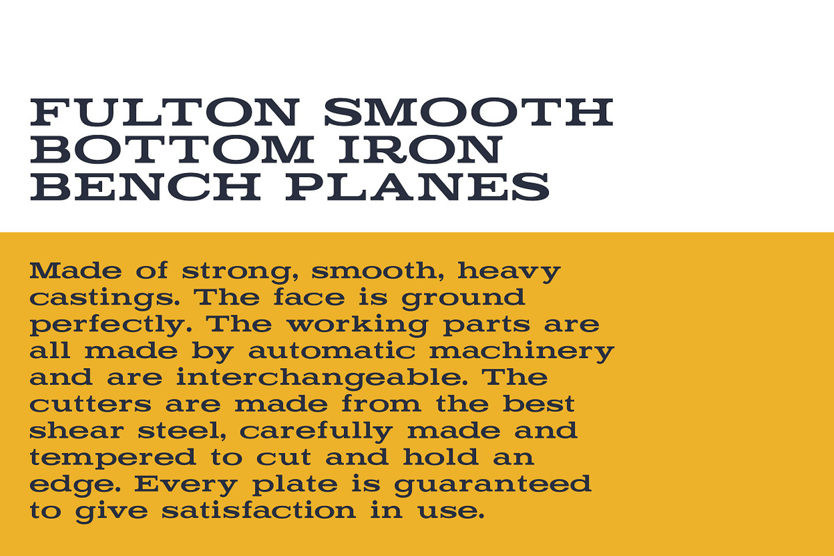 Porter - A Slab Serif Display Font preview 5