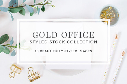 Gold Office Styled Stock Collection, a Business Photo by Pixels & Design