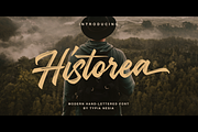 Historea Font, a Script Font by Typia Nesia (Thumbnail 1 of 11)