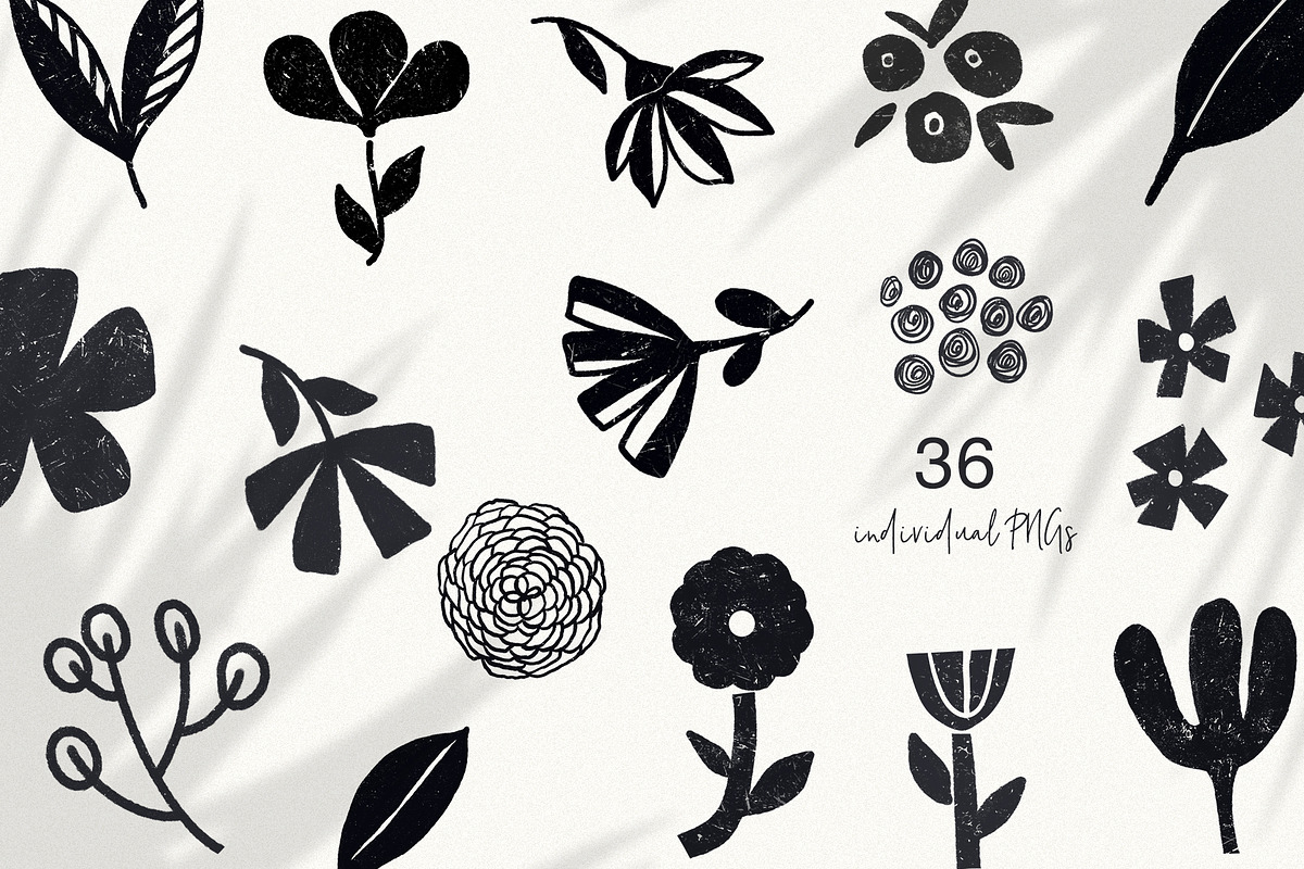 Textured Flower Stamps Vol 2, a Brush Add-On by Sweet Fig (Photo 4 of 8)