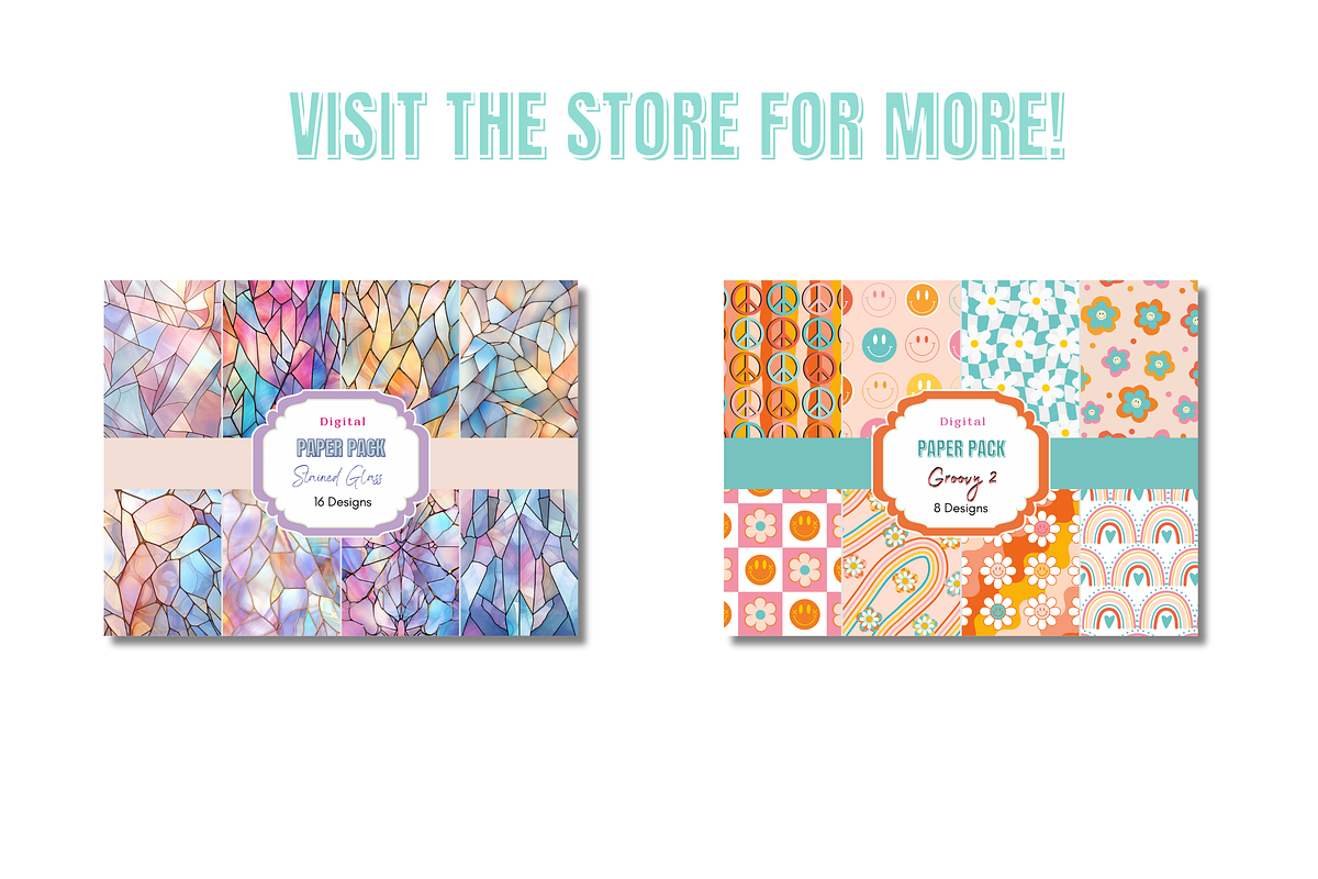 Preppy Pastel Christmas Tree Pattern, a Pattern Graphic by Paper & Pattern Studio (Photo 8 of 8)