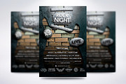 Rock Night Flyer, a Flyer Template by CREATIVE DUDE (Thumbnail 1 of 4)