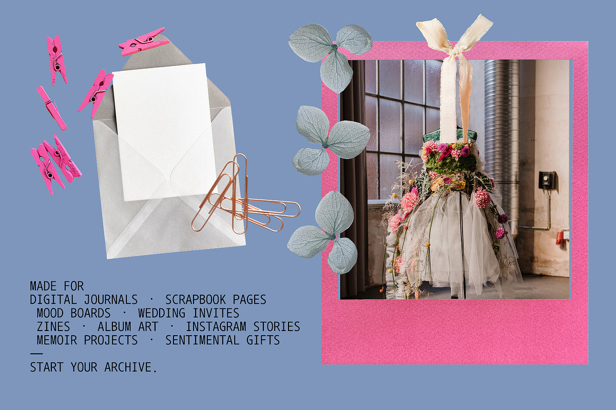 Analog Collage Kit Instant Frames, an Object Graphic by Anzhelika (Photo 11 of 12)