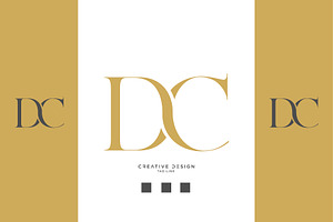 DC, CD logo monogram, a Branding & Logo Template by design_proleague