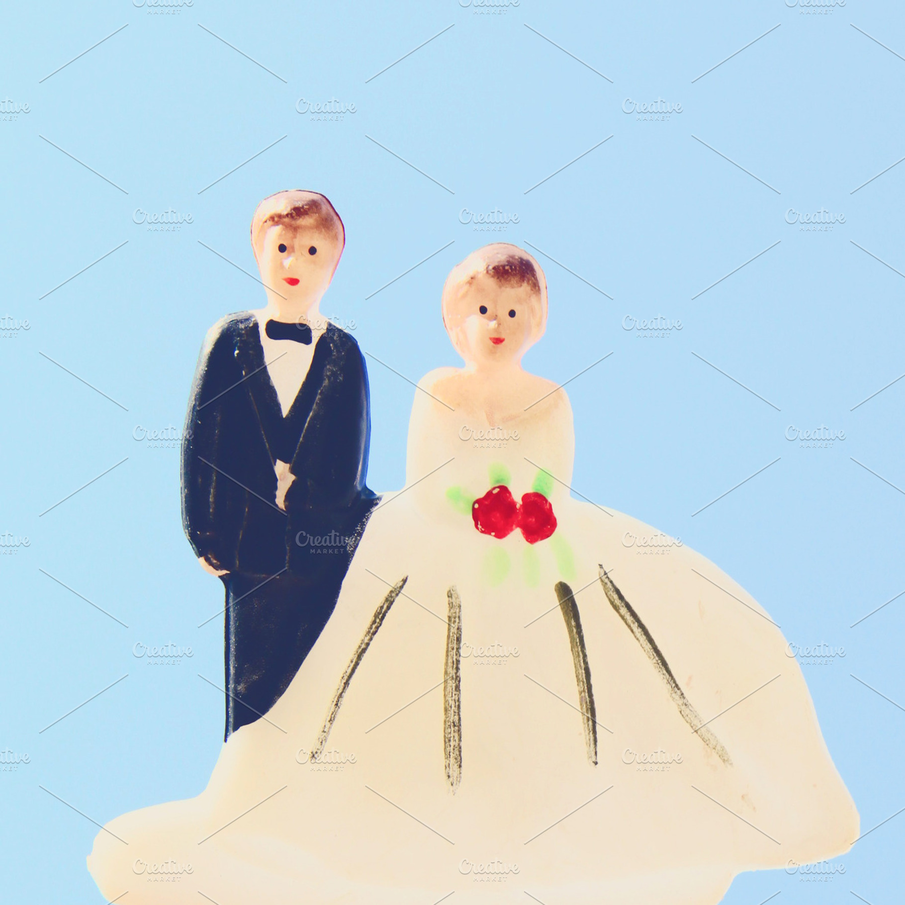Wedding Couple Doll