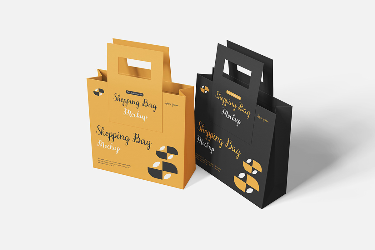 Clean Shopping Bag Mockup PSD, an Advertising Mockup by Indah (Photo 2 of 6)