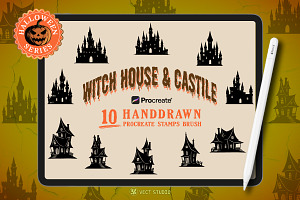 Castile & Witch House Stamp Brush