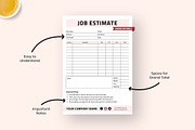 Job Estimate Template, a Print Template by Snapybiz (Thumbnail 2 of 9)