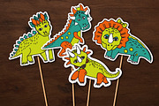 Dinosaurs Birtday decor set, a Card Template by Crowhouse (Thumbnail 3 of 6)