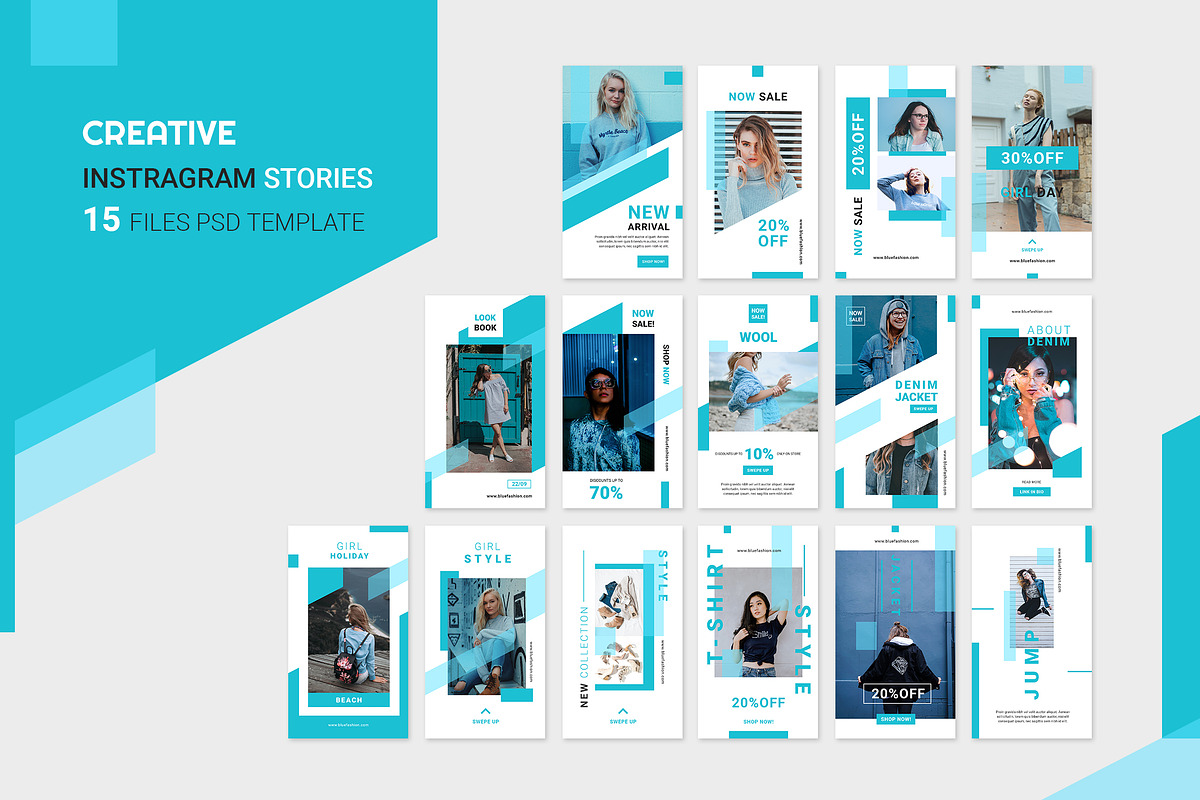 Instagram Templates Bundle 95% OFF, a Social Media Template by UICreative (Photo 9 of 21)