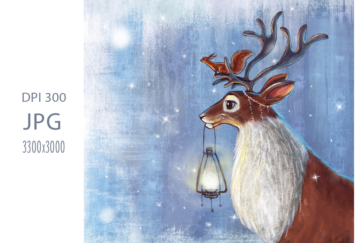 Set with winter illustrarions, an Illustration by JulianArt (Photo 4 of 4)
