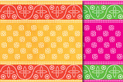 Indian Sari Paper Pack - Bandhani, a Pattern Graphic by InkBite Designs (Thumbnail 2 of 2)
