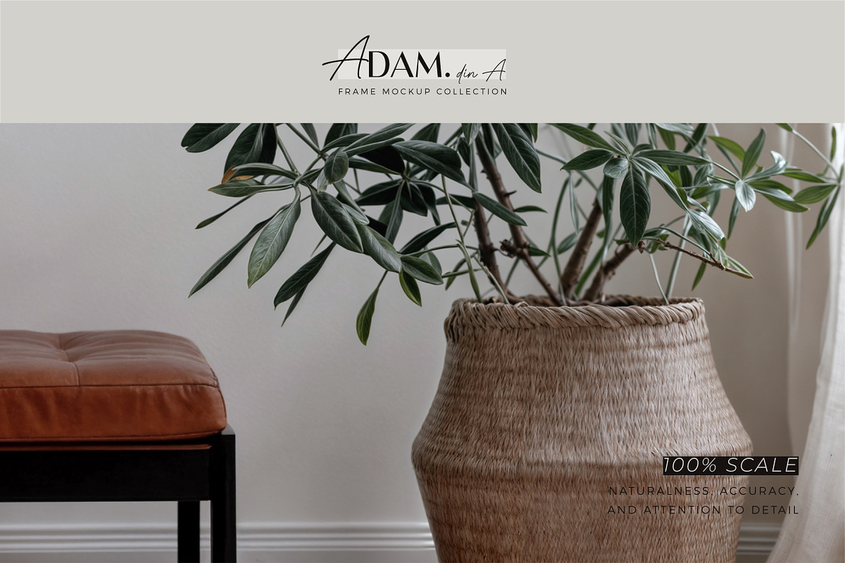 ADAM Din A | Frame Mockup Collection, a Product Mockup by Acierto Studio (Photo 7 of 11)