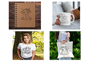 15 Cute Highland Cow Clipart, an Animal Illustration by Art Paradise Studios (Thumbnail 3 of 7)