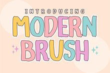 Modern Brush – Hand Drawn Font