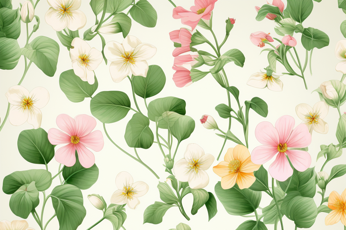Shamrock Flower Pattern, a Background Graphic by Printable Treasure (Photo 2 of 4)