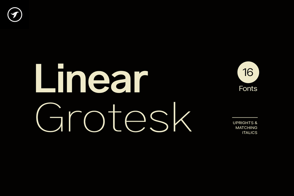 LINEAR GROTESK - Modern Font Family, a Sans Serif Font by Designova® (Photo 1 of 15)