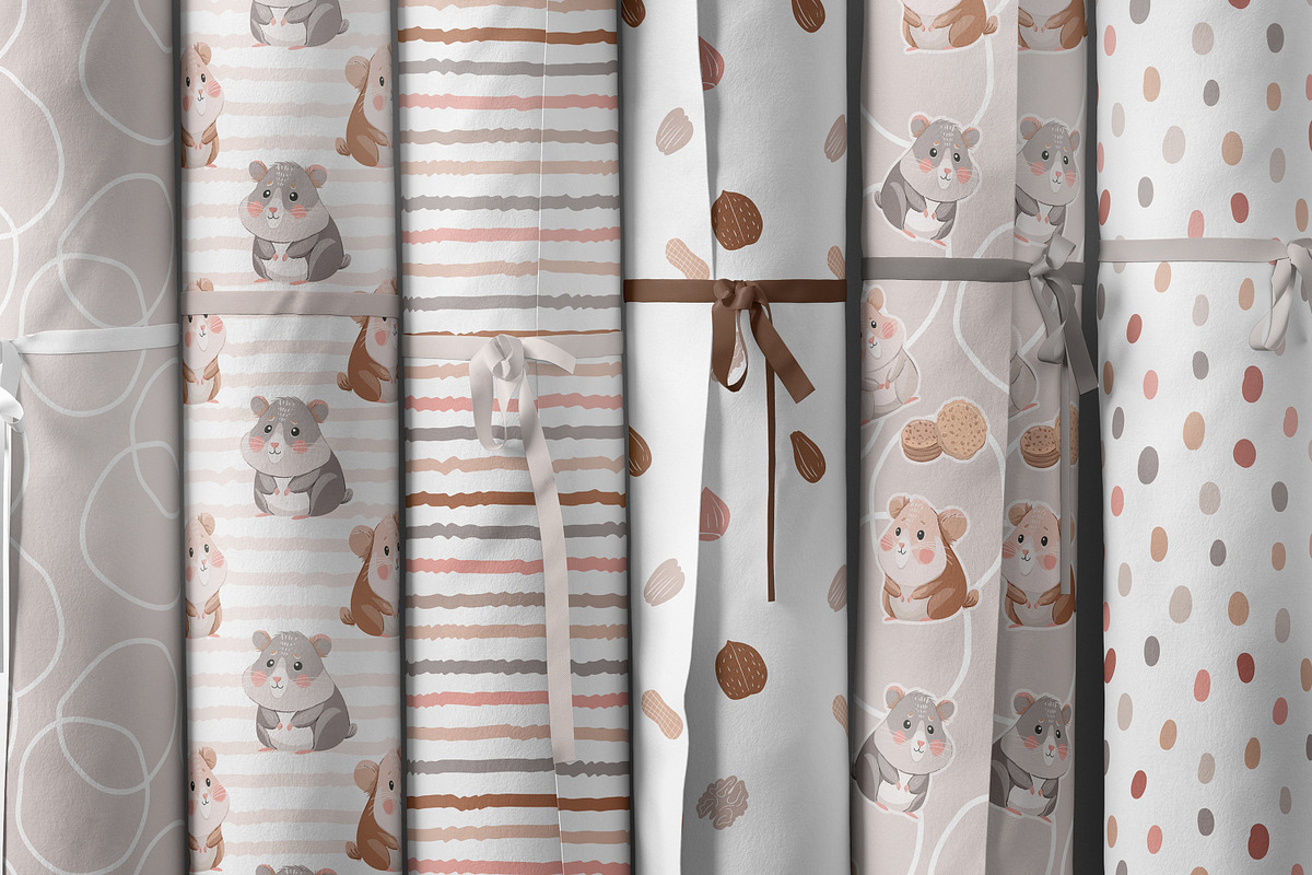 Seamless Kids Pattern Collection, a Pattern Graphic by PROTEA Watercolor Studio (Photo 3 of 13)