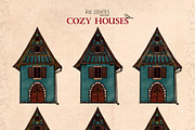 Cozy Houses, an Object Illustration by Ink Stories (Thumbnail 7 of 22)