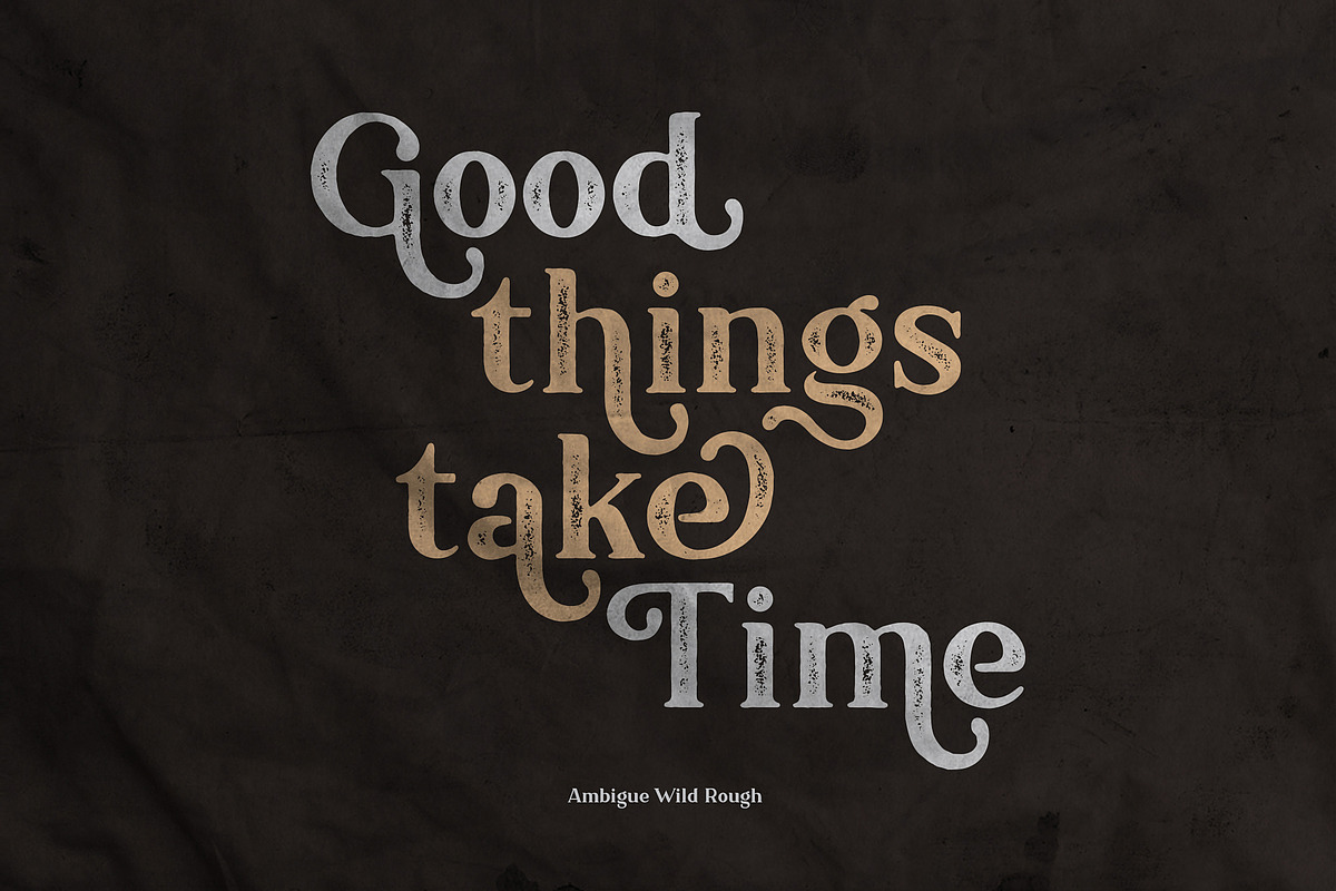 Ambigue Wild Modern x Vintage Serif preview 4
