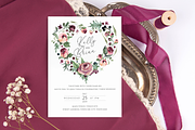Plum & Berries 6 Piece Wedding Suite, an Invitation Template by R Whitehurst Design (Thumbnail 3 of 5)