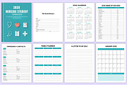 2026 Nursing Student Organizer Canva, a Stationery Template by Mustafiz (Thumbnail 3 of 7)