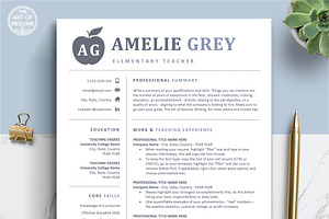 Teacher Resume, Teaching CV Template