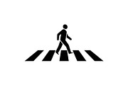 Pedestrian Crossing Safety Icon Set, an Icon by musafir_fashion (Thumbnail 5 of 13)