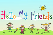 Happy Kids - Playful Font, a Handwritten Font by BearyType Studio (Thumbnail 9 of 13)