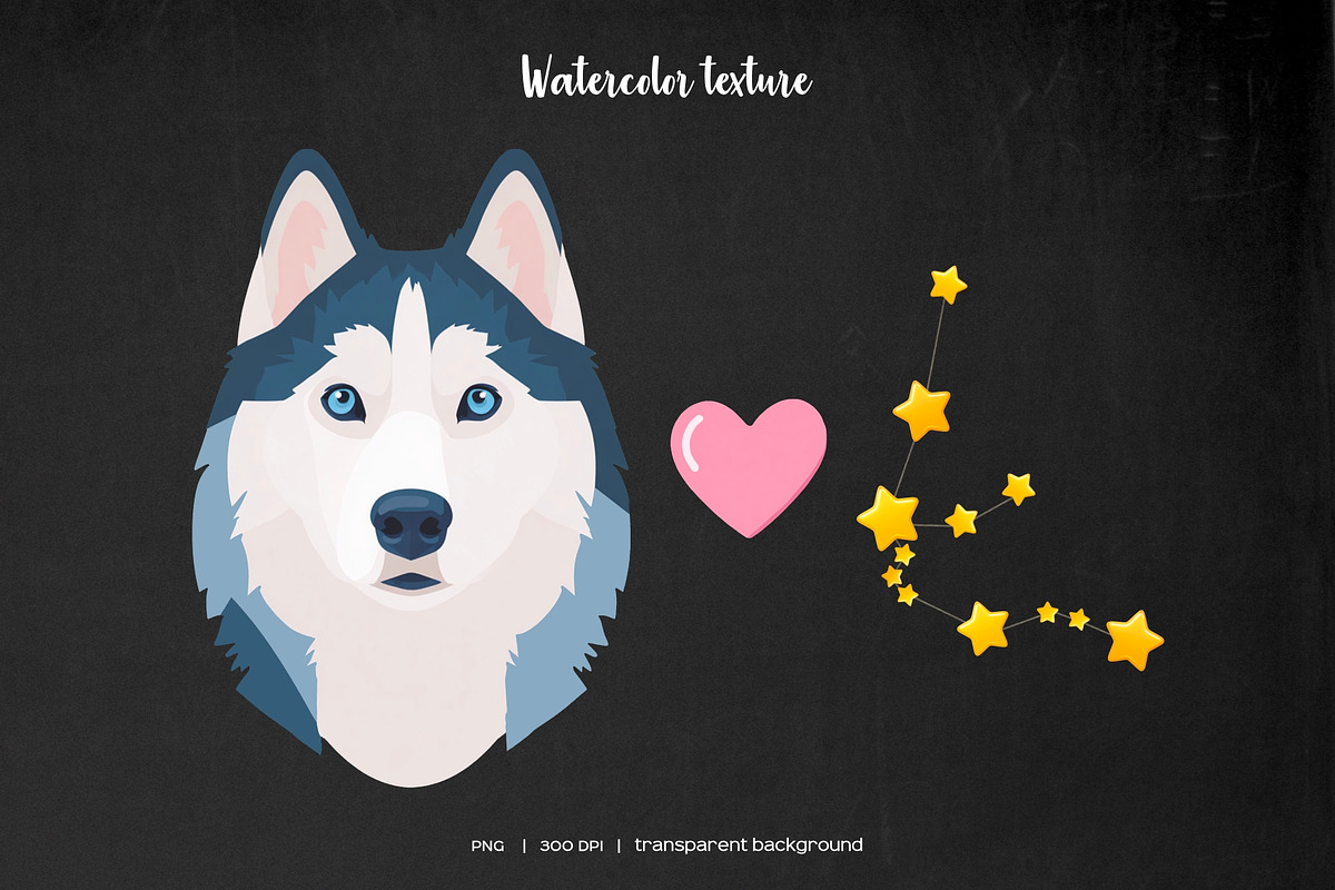 Zodiac signs and dog breeds clipart, an Animal Illustration by Art and Funny (Photo 10 of 10)