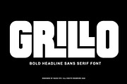 Grillo Bold Headline Sans Serif Font, a Sans Serif Font by Rasio Studio (Thumbnail 1 of 8)
