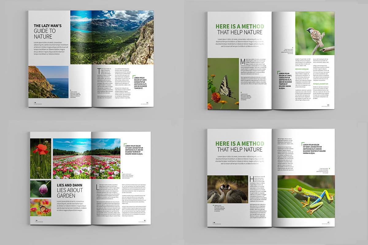 Travel Magazine Template, a Magazine Template by xtratimebd (Photo 4 of 4)