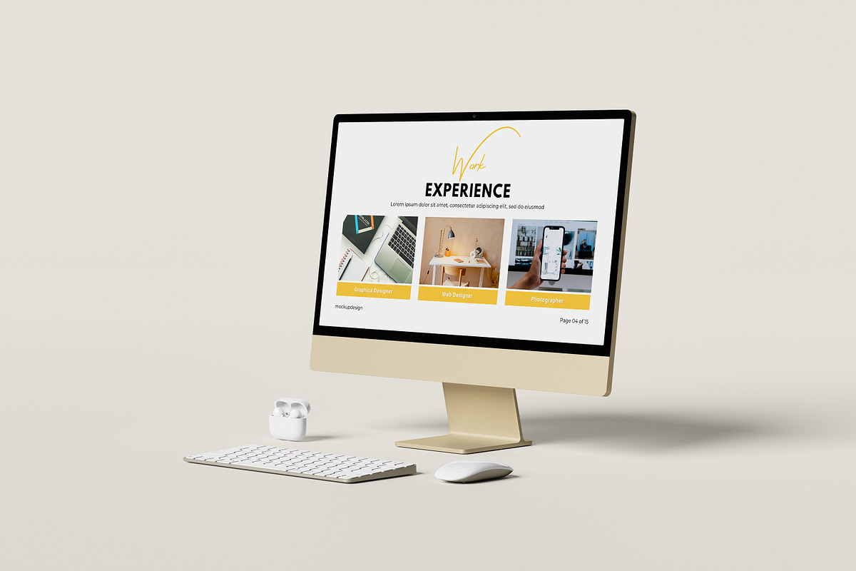 iMac Screen Mockup, a Mac Mockup by graphicstory (Photo 1 of 9)