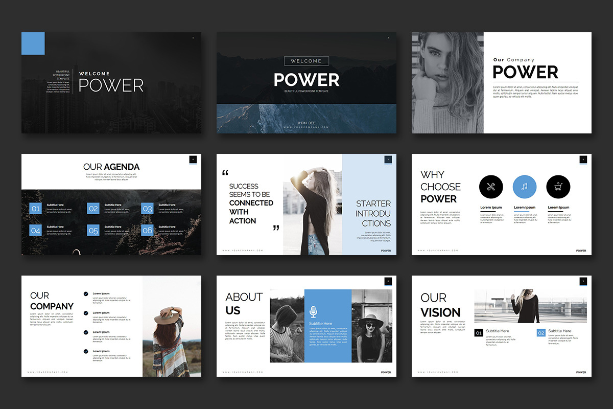 Power Powerpoint Presentation, a Presentation Template by Stock Shape (Photo 2 of 8)