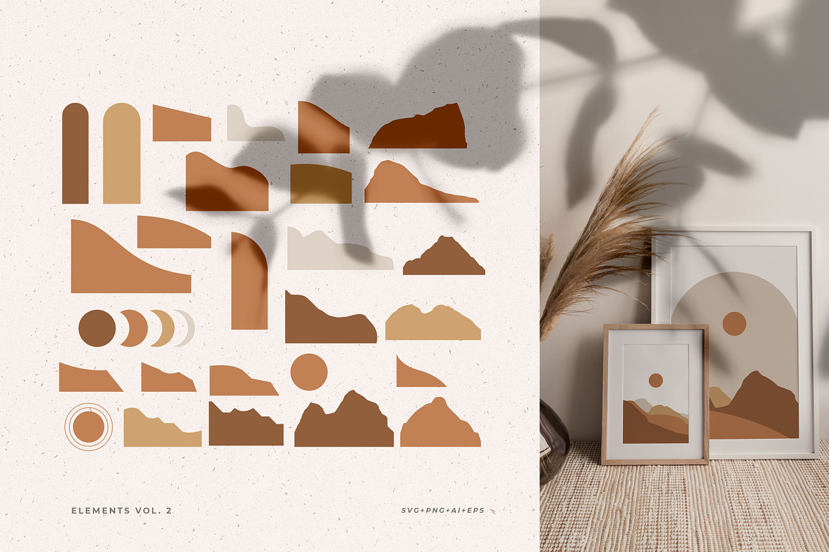 Abstract Terracota Shape Bundle, a Graphic by AndrewPixel (Photo 3 of 8)