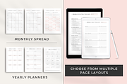 Editable Planner Template Canva, a Stationery Template by Designs by Darowan (Thumbnail 6 of 11)