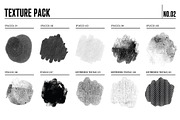 Procreate Texture Brush Pack 02, a Brush Add-On by Quiver Supply Co. (Thumbnail 7 of 9)