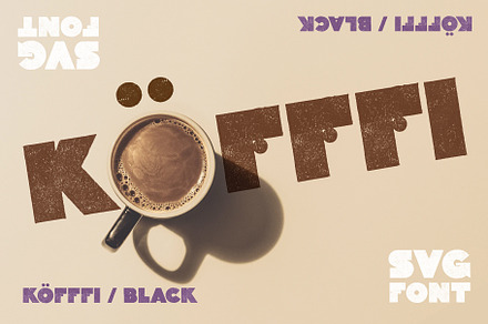 Kofffi | SVG vintage font