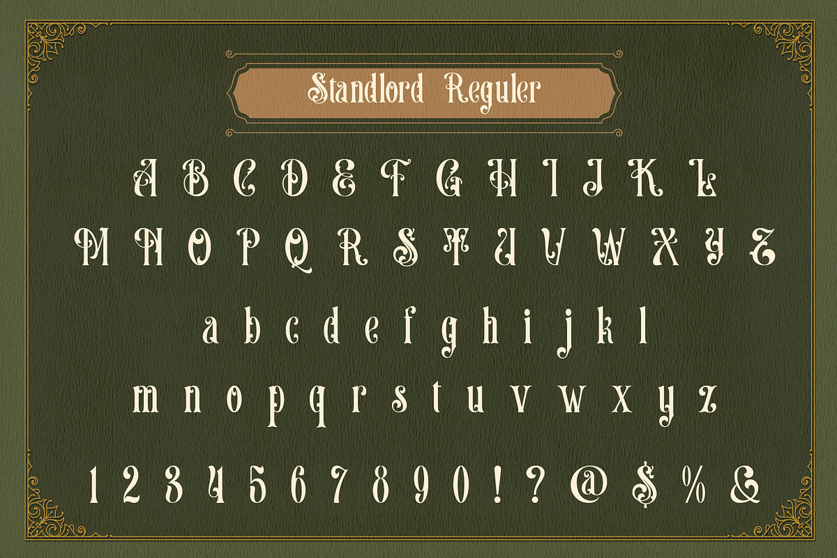Standlord, a Serif Font by Burntilldead (Photo 5 of 10)