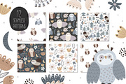Owls, a Background Graphic by AnnieArt (Thumbnail 4 of 9)