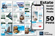 Estate | 50 Posts | Insgram Posts, a Social Media Template by Mohammad Sarfaraz (Thumbnail 1 of 8)