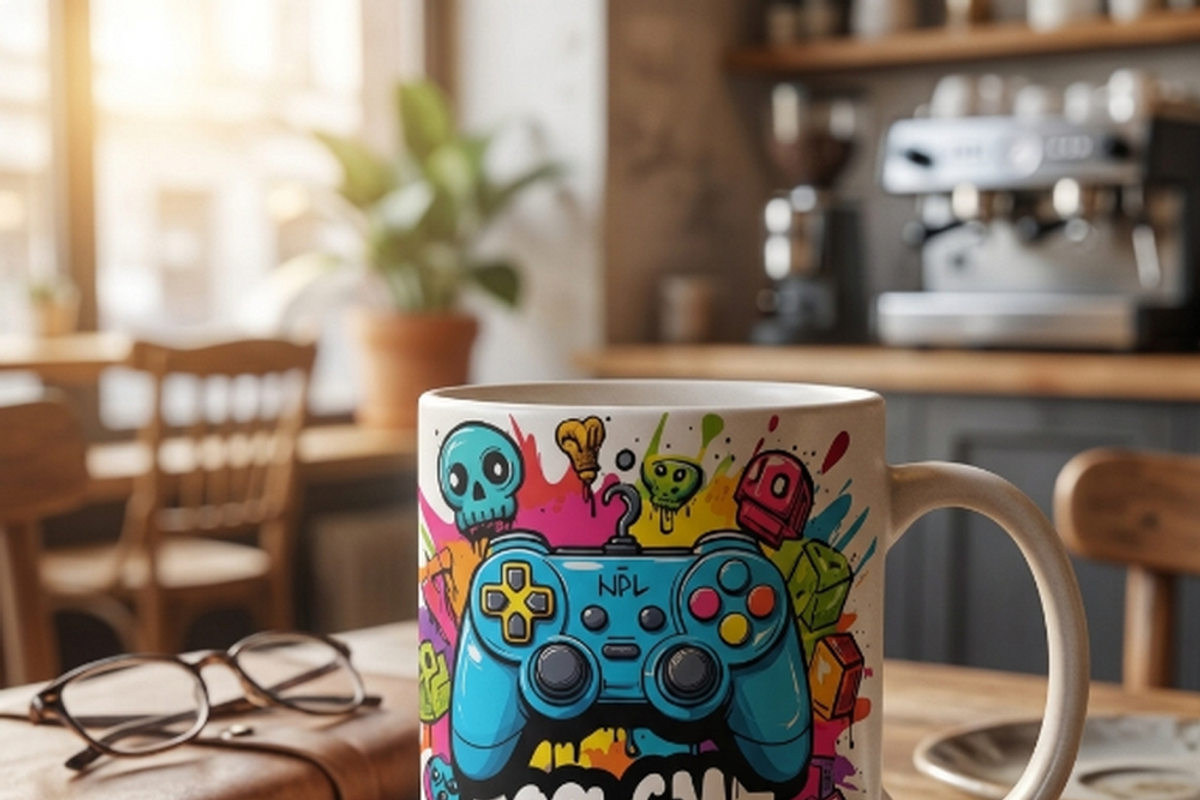 Cool Game Time Controller Art, a Shirt Mockup by Vector Stall (Photo 14 of 14)