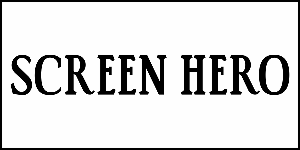 Screen Hero JNL, a Serif Font by Jeff Levine Fonts (Photo 2 of 5)